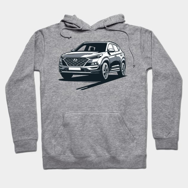 Hyundai Tucson Hoodie by Vehicles-Art